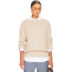 SONG OF STYLE NAARA CABLE CHUNKY SWEATER, WOMEN'S in mushroom grey